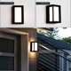 thumbnail image 2 of Lámpara de pared cuadrada impermeable para exteriores, moderna lámpara minimalista para villa, jardín, hotel, balcón, lámpara a prueba de humedad, lámpara de pared led para exteriores, 2 of 4