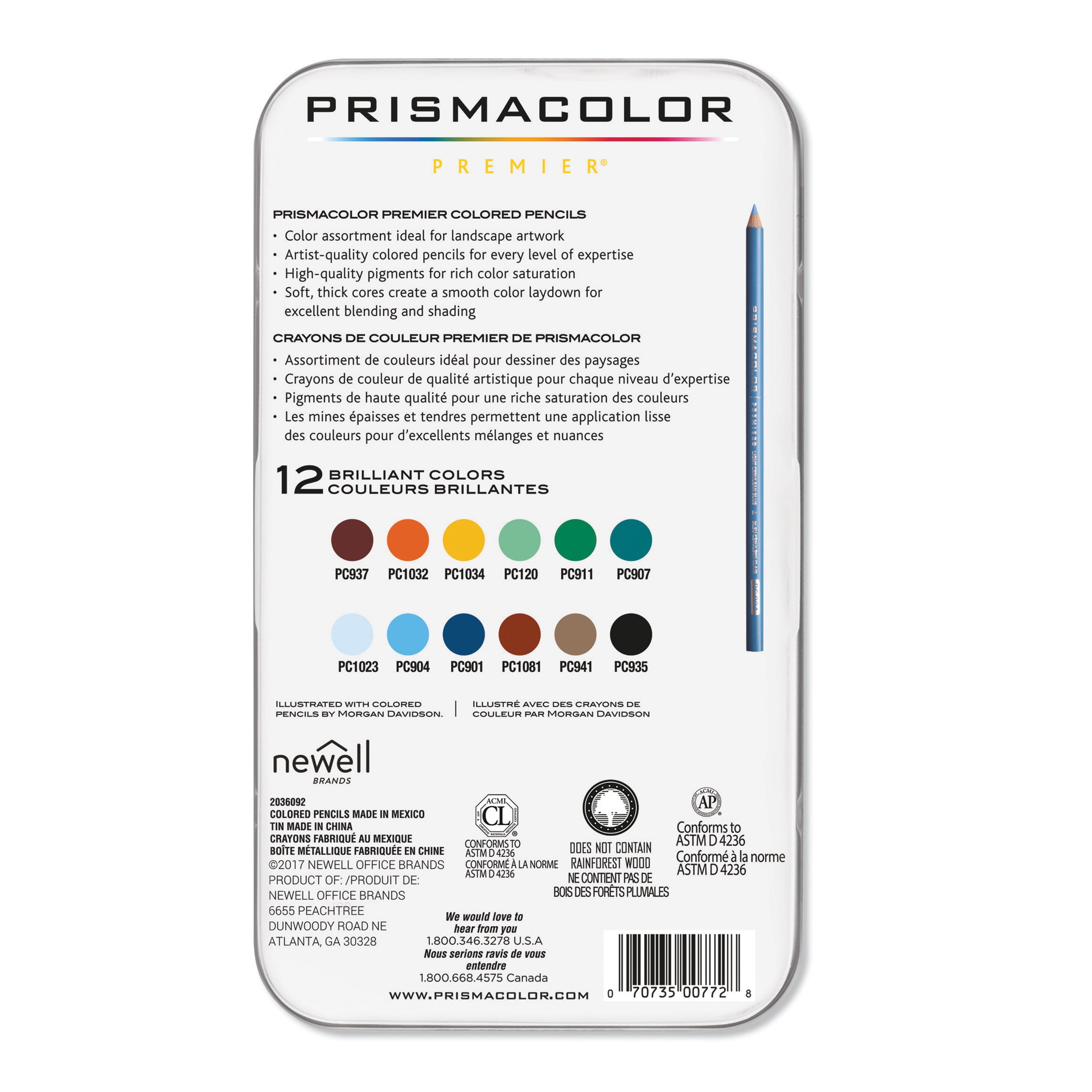 Prismacolor Premier Landscape Colored Pencils, 6 Packs: 12 ct. (72 total)