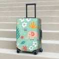 thumbnail image 6 of Hirioo Elephant and Flowers for Elasticity Suitcase Cover (No luggage Included) Durable Luggage Protector Fits 18-32 Inch Luggage-Small, 6 of 7