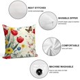 thumbnail image 3 of Pioneer Flower And Butterfly Pillow Covers,Pioneer Flower And Butterfly Throw Pillow Covers 18"×18" ,Living Room Sofa Couch Pillow Covers,Decorative Pillow Covers, 3 of 7