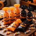 thumbnail image 6 of Bulk Halloween Party Favors, 50 Count Orange 11X5 Inch Halloween Treat Bags Bulk, Halloween Goodie Bags Stuffers for Trick Or Treating, Candy Bags for Party Bulk Party Supplies,, 6 of 7