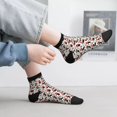 thumbnail image 6 of Uemuo Christmas Cat Printed Crew Socks, Moisture-Wicking Socks, Athletic Socks for Men Breathable Cushion Socks Casual Sport Socks for Running Traveling, 6 of 6