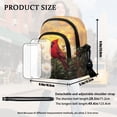 thumbnail image 6 of TSOVTHRID Cardinal Daisy Sunset Print Cell Phone Crossbody Bag Sleeve with Zipper Closure for Women Travel Small Crossbody Purse with Adjustable Strap, 6 of 7