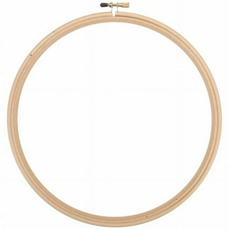 UPC: 0919551200282 | Edmunds CNEH-10N 10 in. Wood Embroidery Hoop with Round Edges Natural