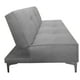 thumbnail image 3 of Sofa Cama Reclinable El Bazar Store Milo Terciopelo Gris Plata , Futon 3 posiciones, Sala, 3 of 5