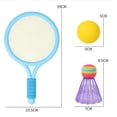 thumbnail image 2 of Badminton Tennis Rackets And Ball Set toys for Toddlers Kids Children - Blue, 15.4 .3 inch, 2 of 10
