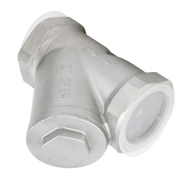 Valve Y Strainer, Wide Application Filtering Easy Maintenance Stainless Steel Firm Connection Wye Strainer for Water Oil