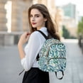 thumbnail image 6 of FORMRS Mini Backpack Purse for Women Travel Daypack Casual Shoulder Bag, Beautiful Leaves Pattern, 6 of 7
