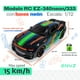 thumbnail image 2 of Carro a control remoto Enyz con luces de neon RC Racing car escala 1:12 15 km/h batería recargable, 2 of 7