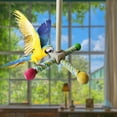 thumbnail image 5 of Rvkxad Parakeet Wooden Exercise Wheel, Interactive Rotating Bird Toy with Perches, Cage Hanging Accessory for Small Birds, Pet Avian Activity, 5 of 5