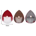 thumbnail image 2 of ZHAOCHENG Juego de 6 portacubiertos navideños con forma de sombrero y bolsillo para vajilla navideña, 2 of 4