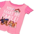 thumbnail image 4 of Nickelodeon Girls' Paw Patrol Four-Piece Cotton Pajama Set (2T), 4 of 6