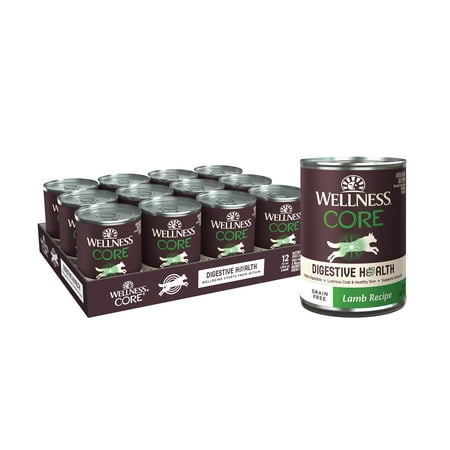 UPC: 0076344087045 | Wellness CORE Digestive Health Lamb Grain Free Wet Dog Food 13 Ounce Can (Pack of 12)