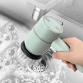 thumbnail image 4 of VOLKMI Household Electric Spin Scrubber Multi-function Cleaning Brush With 4 Replaceable Brush Heads For Bathroom Kitchen, 4 of 8