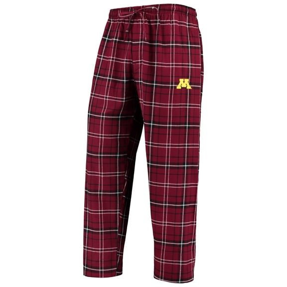 Men's Concepts Sport Maroon/Black Minnesota Golden Gophers Ultimate Flannel Pants