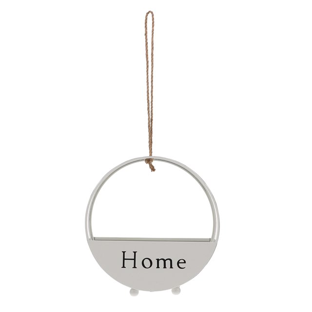 Weiweiguan 1pc Iron Craft Hanging Flowerpot Simple Iron Craft Plant Container Hanging Decor