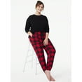 thumbnail image 5 of Joyspun Women's Brushed Hacci Knit Sleep Joggers, Sizes XS to 3X, 5 of 6