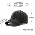 thumbnail image 4 of bravefron Cancer Awareness Baseball Cap, Washed Distressed Vintage Style with Embroidered Pink Ribbon, Adjustable Cotton Hat for Women Men, 4 of 5