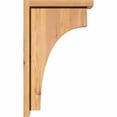 thumbnail image 3 of 5 1/2"W x 12"D x 20"H Huntington Smooth Corbel w/Backplate, Western Red Cedar, 3 of 9