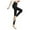 Ankle_Black, variant on UJNDER Fashion Women Brushed Stretch Lined Thick Tights Warm Winter Ankle/Stirrup Leggings Pants Stirrup_Coffee XS
