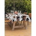 thumbnail image 3 of Outdoor Tablecloth with Umbrella Hole for Patio/Picnic/Party/Camping, Brown Bear Elk Cabin Waterproof Table Cloth Rectangle Table Cover Washable, Farmhousee Pine Tree Forest (60"x 84"), 3 of 9
