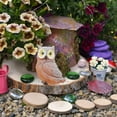 thumbnail image 5 of Owl Decor Mini Simulated Owl Garden Decoration Outdoor Yard Decor Statue Accessory, 5 of 5