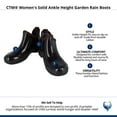 thumbnail image 4 of CTM  Solid Ankle Height Garden Rain Boots (Women), 4 of 4