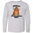 thumbnail image 3 of Inktastic Finally it's Groundhog Day Long Sleeve Youth T-Shirt, 3 of 5