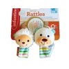 Infantino Wrist Rattles - Lamb and Bear