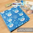 thumbnail image 4 of FORMRS 3 Ring Photo Album 4"x6" Self Adhesive Large Capacity PU Leather Cover, Blue Bears, 4 of 8