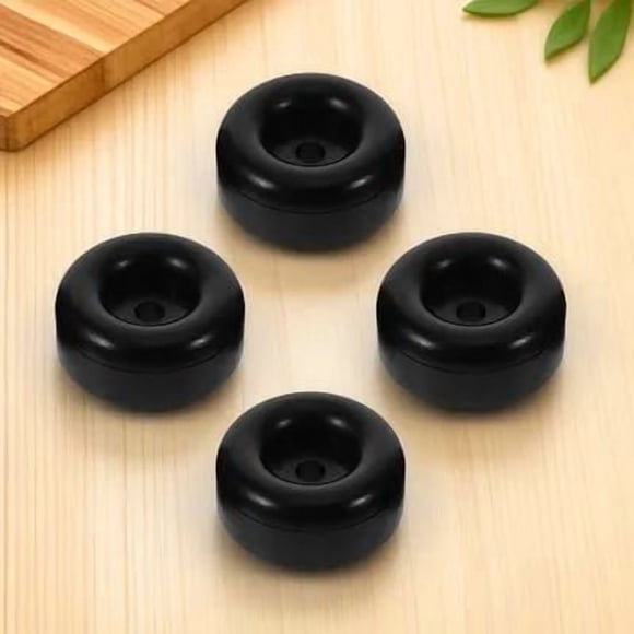 IDEANATEGRATE 4Ud Almohadillas De Goma Anti Vibración Para Lavadoras Con Alta Durabilidad Y Soporte Estable Negro