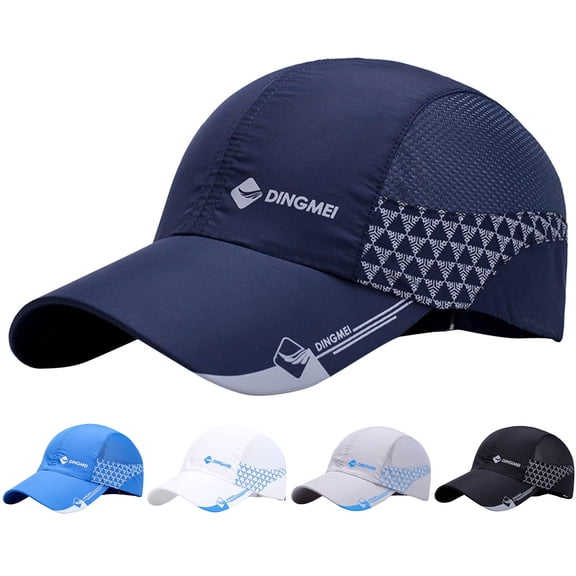 Summer Sales Under $5 Dark blue Baseball Caps GIJNRIUIUA Men and Women Summer Fashion Outdoor Casual Baseball Caps Visors Hats Golf Hats