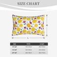 thumbnail image 4 of Xecao Strawberry Lemon for Decorative Throw Pillow Case for Couch,Sofa or Bed Set,Pillow Cover for Sofa Home Decor Ideal Gift-20"x30", 4 of 6