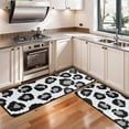 thumbnail image 3 of Kitchen Rugs Sets Of 2,White and Gray Of Leopard Print Anti Fatigue Kitchen Mat Rugs Non Slip Washable,Decorative Kitchen Floor Mats for Kitchen,Sink,Laundry,17"x47"+17"x47", 3 of 5