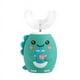thumbnail image 3 of Cepillo de dientes eléctrico con forma de U de 360 grados con dibujos animados para niños, cargador USB, cepillos de dientes sónicos de silicona automáticos, luz azul, 3 of 5
