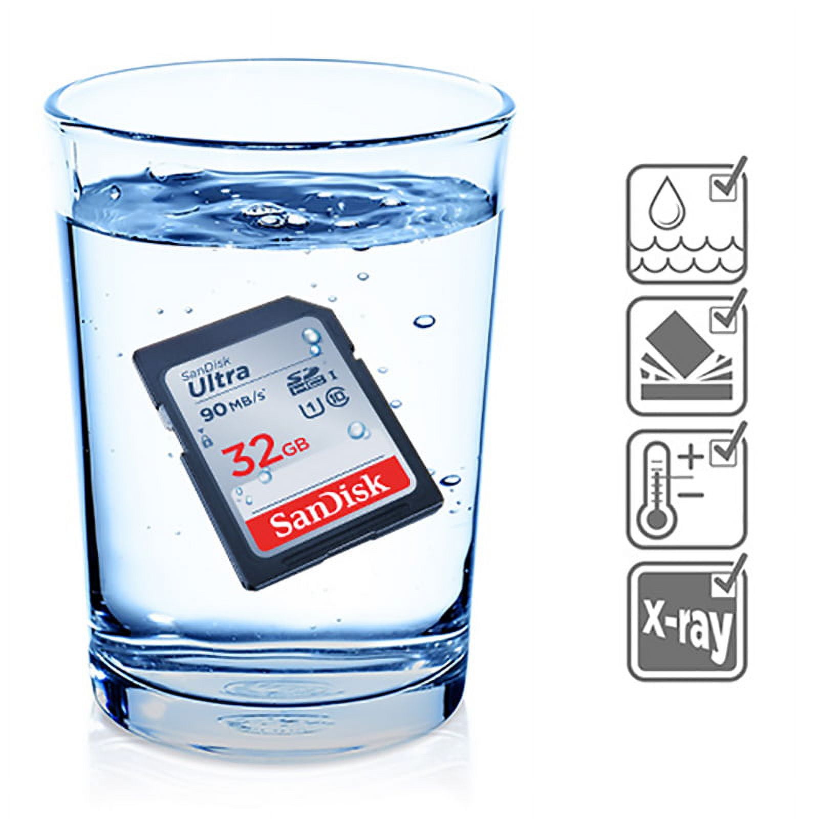 Sandisk 32GB 90Mb/S Ultra Class 10 UH-1 SDHC/SDXC Memory SD Cards