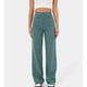 thumbnail image 1 of Pantalones rectos casuales de moda europea y americana para mujer, cintura alta, botones, banda elástica, múltiples bolsillos, 1 of 6
