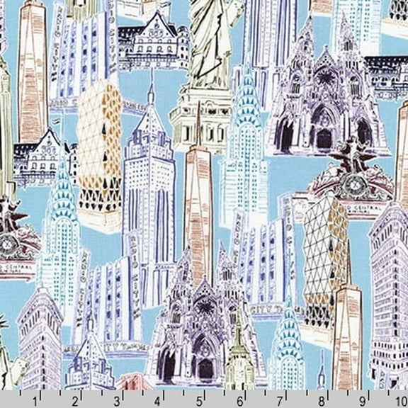 Robert Kaufman Dream Vacation Bright 100% Cotton Fabric sold by the yard