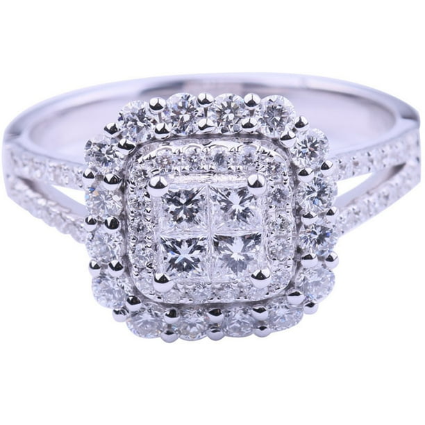 Gorgeous Anillos de boda Mujeres Joyería Anillos Blanco 6 10Beautiful Anillo de aleación con incrustaciones de diamantes de imitación Femenino Anillo Popular Exquisito Joyería de Moda