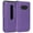 Purple, variant on Case for LG Classic Flip, Nakedcellphone [Black] Protective Snap-On Hard Shell Cover [Grid Texture] for LG Classic Flip Phone L125DL