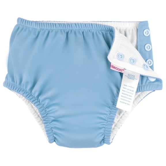 HECCEI Reusable Swim Diaper Size 6M-3T, Blue, 6M