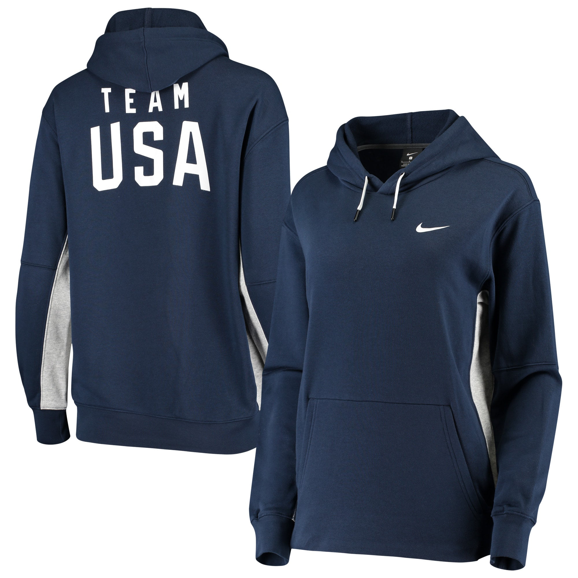  Nike  Team  USA Nike  Women s Fleece Pullover Hoodie  Navy 