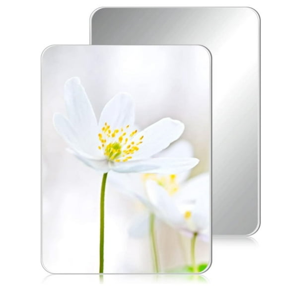 2 Pcs Magnetic Locker Mirrors,Frameless Acrylic Mirrors,Unbreakable Non-Fragile Mirrors,Scratch-Proof Small Mirrors for School Locker,Bathroom,Household Refrigerator