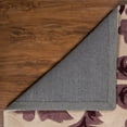 thumbnail image 3 of Linon Trio Fiona Polyester 5'x7' Area Rug in Cream & Purple, 3 of 4
