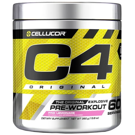 Cellucor C4 Original Pre Workout Powder, Pink Lemonade, 60 (Best 60 Day Workout Program)