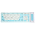 thumbnail image 1 of Foldable Silicone Keyboard, Silicone Keyboard Silent Portable Two Colors  For Office, 1 of 7