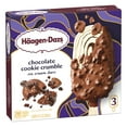 thumbnail image 6 of Haagen Dazs Chocolate Cookie Crumble Ice Cream Bars, 3 Count, 6 of 12