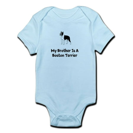 

CafePress - My Brother Is A Boston Terrier Infant Body Suit - Baby Light Bodysuit