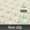thumbnail image 2 of Shower Bathtub Mat Non Slip, 21x21 Inch, Soft Square Bath Mat for Tub with Suction Cups and Drain Holes, Stall Floor Mats for Bathroom, Machine Washab, 2 of 4
