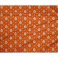 thumbnail image 4 of oneOone Polyester Lycra Orange Fabric Ethnic Bandhani Dress Material Fabric Print Fabric By The Yard 56 Inch Wide, 4 of 4